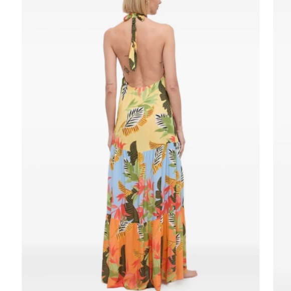 Desigual halter-neck tiered maxi dress - Picture 4 of 4